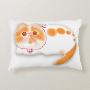 Almohada de gato persa exótico lindo