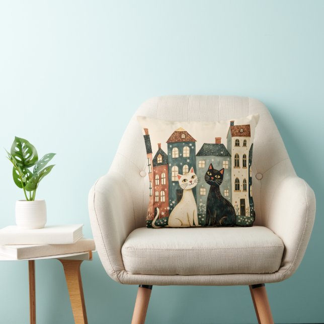 Almohada de Gatos Caprichosos (Silla)