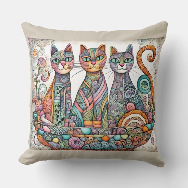 almohada de gatos tranquilizantes (Anverso)