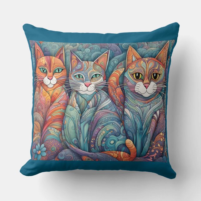 almohada de gatos tranquilizantes (Anverso)
