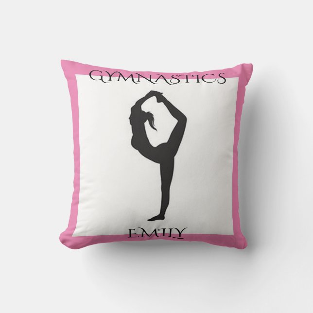 almohada de gimnasia con nombre personalizado. (Anverso)