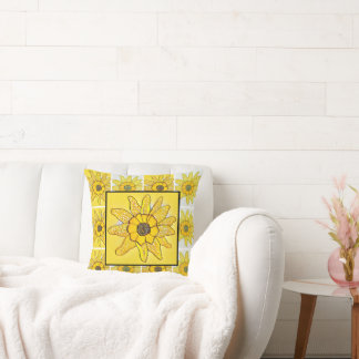 Almohada de girasol