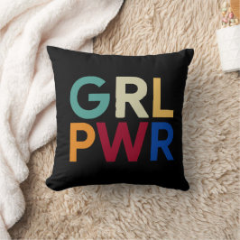 Almohada de Girl Power - Decoración del hogar para