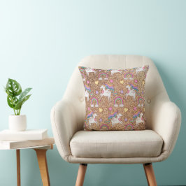 Almohada de glitter unicornio