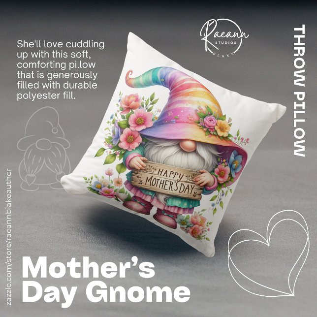 Almohada de Gnome para el Día de la Madre (Subido por el creador)