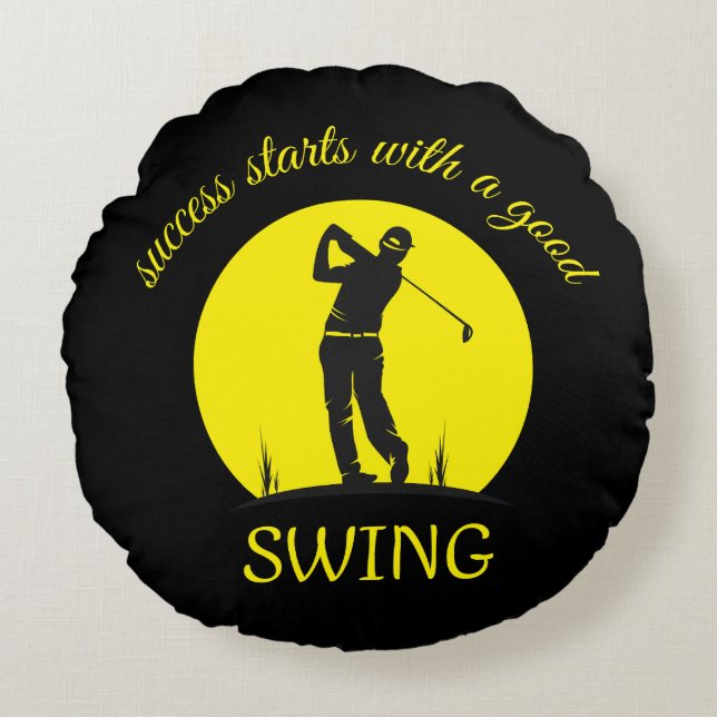 almohada de golf personalizado (Anverso)