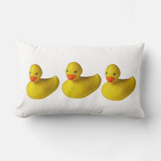 Almohada de goma amarilla de Duckie (Anverso)