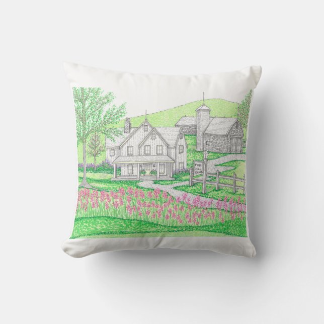 Almohada de granja al aire libre 16x16 (Anverso)