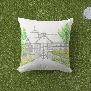 Almohada de granja de algodón de 16x16 para exteri