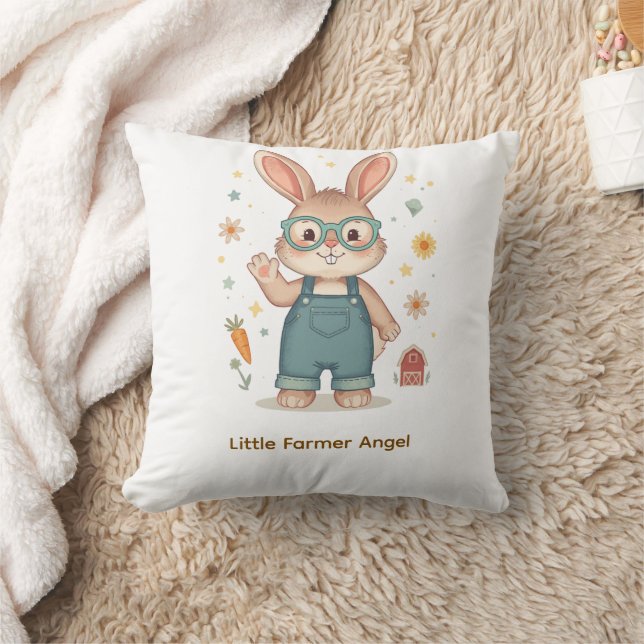 Almohada de guardería de conejo caprichoso con gaf (Manta)