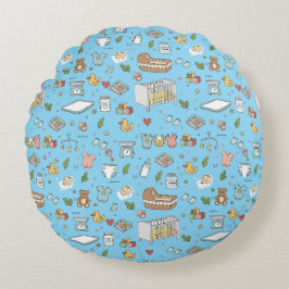 Almohada de guardería de osito de peluche pastel