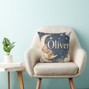 Almohada de guardería Oliver Sleeping Bear Moon