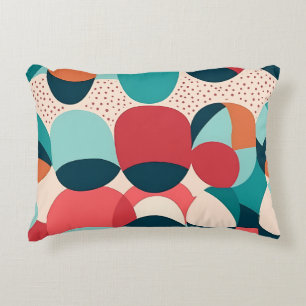 Almohada de guijarros abstracta retro