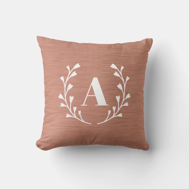 almohada de guiso rosa personalizada (Anverso)