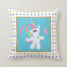 almohada de habitación para niños de Unicorn perso