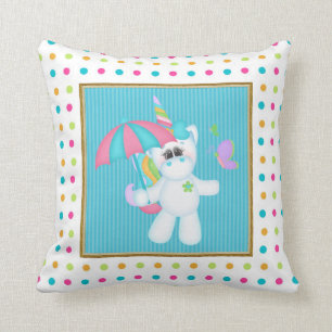 almohada de habitación para niños de Unicorn perso