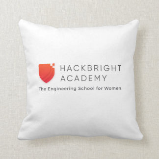 Almohada de Hackbright (frente y parte posterior)