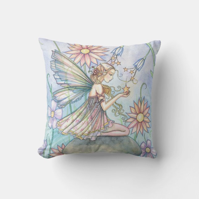 Almohada de hada de flor linda (Anverso)