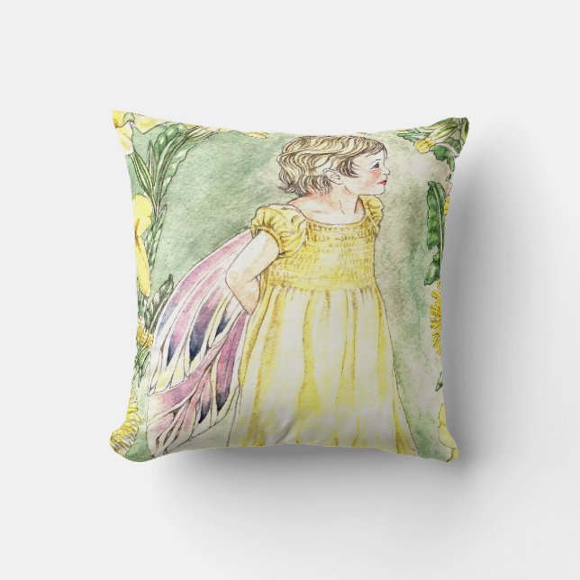Almohada de hada de primavera linda (Anverso)