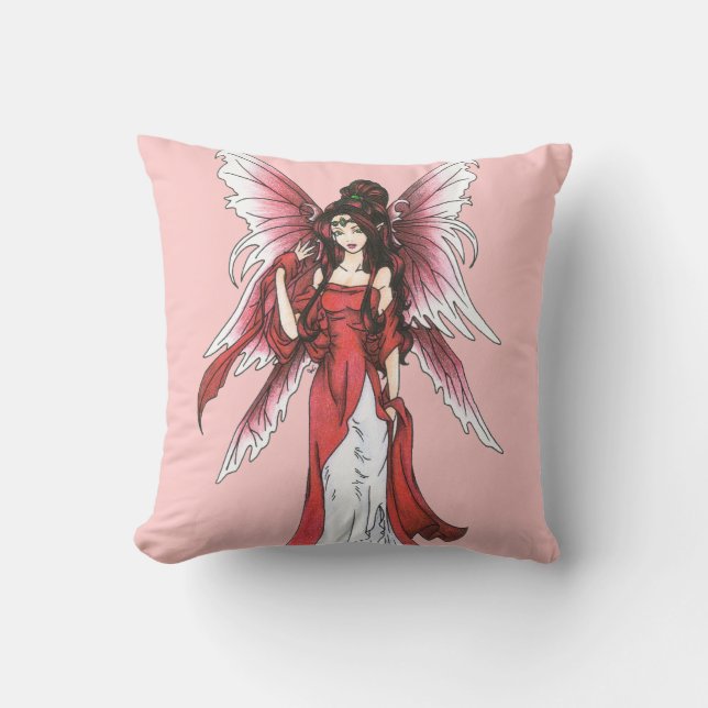 Almohada de Hada Granate (Anverso)