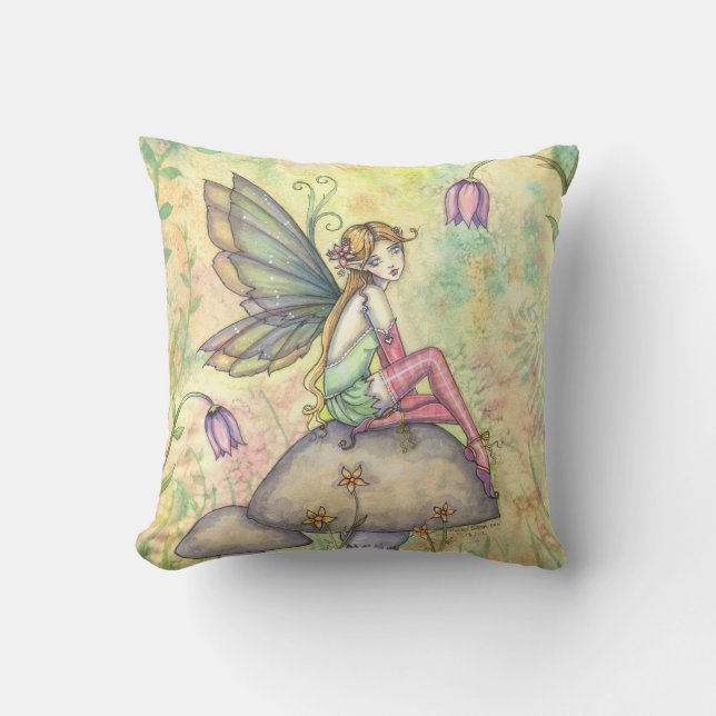 Almohada de hadas de flores lindas para niñas (Anverso)