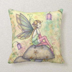 Almohada de hadas de flores lindas para niñas