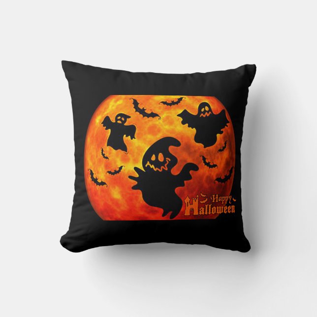 almohada de Halloween 16x16. (Anverso)