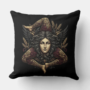 Almohada de Halloween con texto personalizado en l
