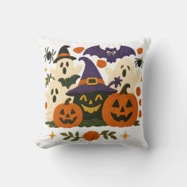 Almohada de Halloween Cuidada - Fantasmas Adorable