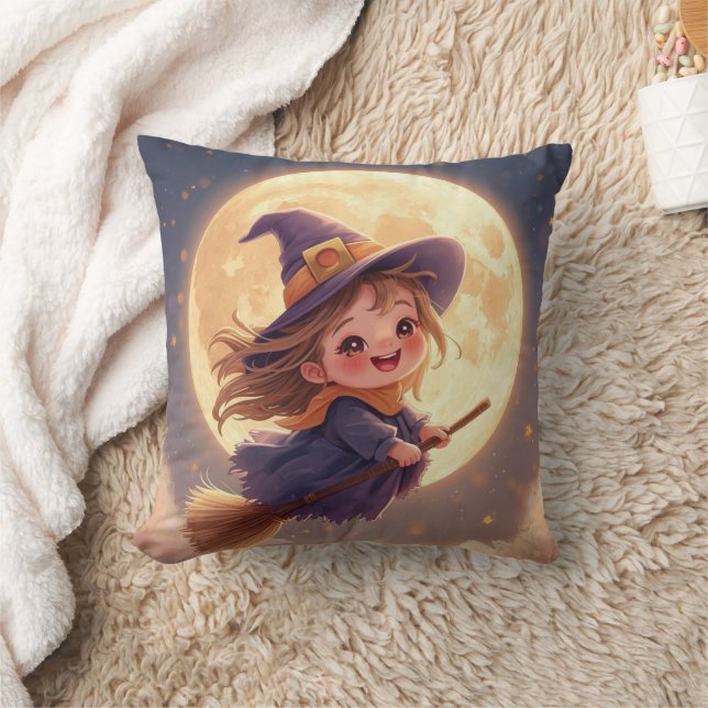 Almohada de Halloween de Bruja suave - Decoración  (Manta)