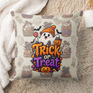 Almohada de Halloween de Fantasma Divertido para p