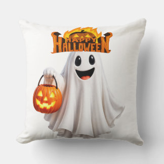 Almohada de Halloween de fantasma feliz lindo - Es