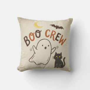 Almohada de Halloween de la tripulación Boo Ghost