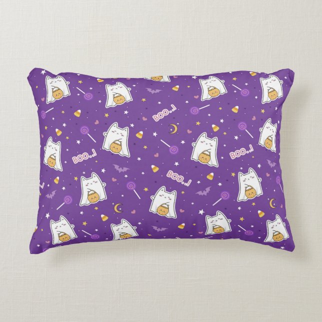 Almohada de Halloween Ghost (Anverso)