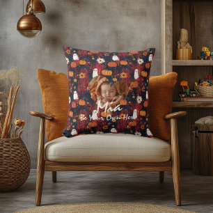Almohada de Halloween para Niños: Foto con Nombre 