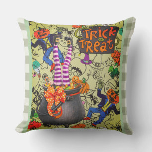Almohada de Halloween, Truco o Trato