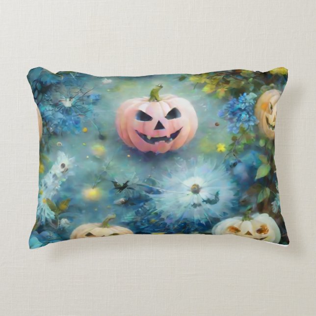 Almohada de Halloween y pufs (Anverso)