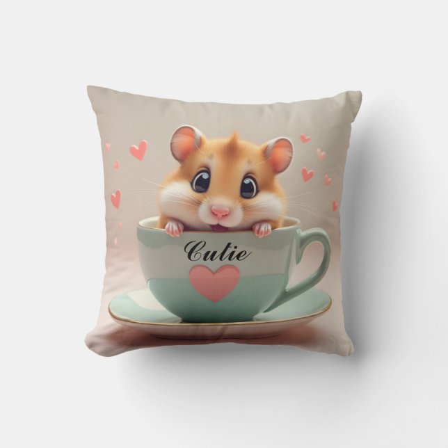 Almohada de hamster lindo (Anverso)
