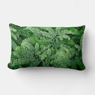 almohada de helecho de pelo doble