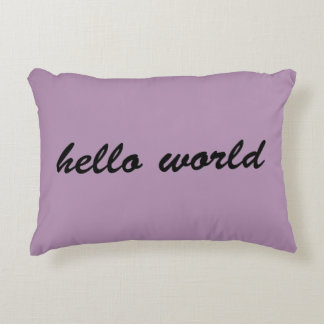 almohada de Hello World