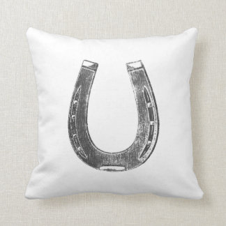 Almohada de herradura grande afortunada