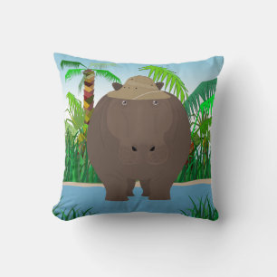Almohada de hipopótamo
