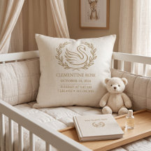 Almohada de hito de estadísticas de nacimiento per