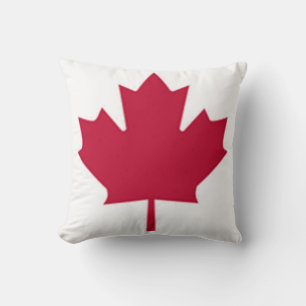 Almohada de hoja de arce roja canadiense