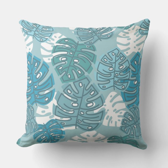 almohada de hojas azules (Anverso)