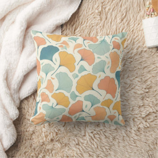 almohada de hojas de arce de otoño