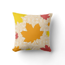 Almohada de Hojas de Otoño