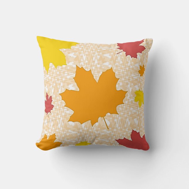 Almohada de Hojas de Otoño (Anverso)