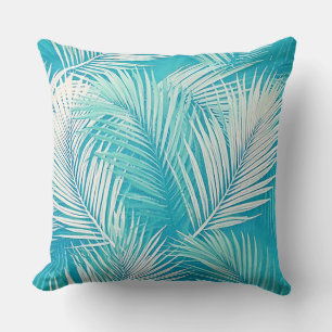 Almohada de hojas de palma Vibraciones Tropicales