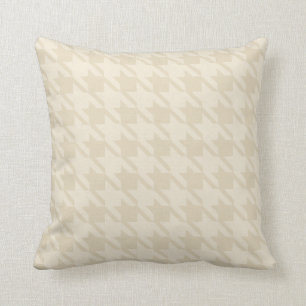 Almohada de Houndstooth del moreno